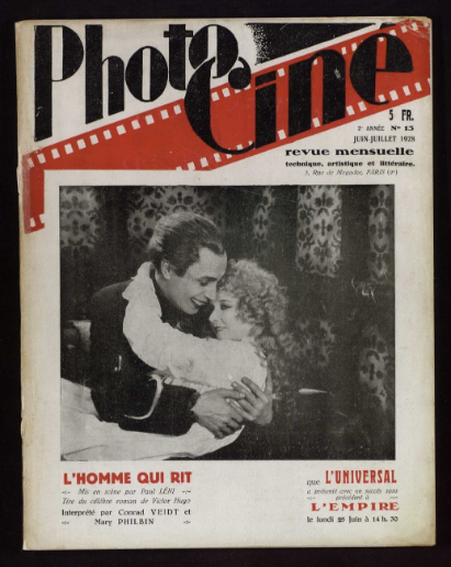 PHOTO-CINE magazine side cover Issue 13  June/July 1928