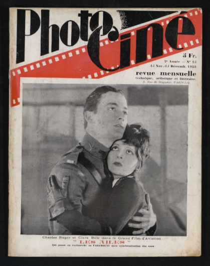 PHOTO-CINE magazine side cover Issue 15 15 November 1928