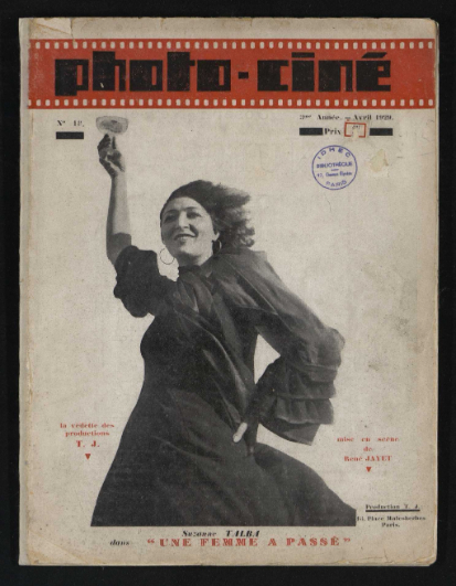 PHOTO-CINE magazine side cover Issue 18  April 1929