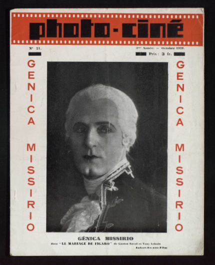 PHOTO-CINE magazine side cover Issue 21  October 1929