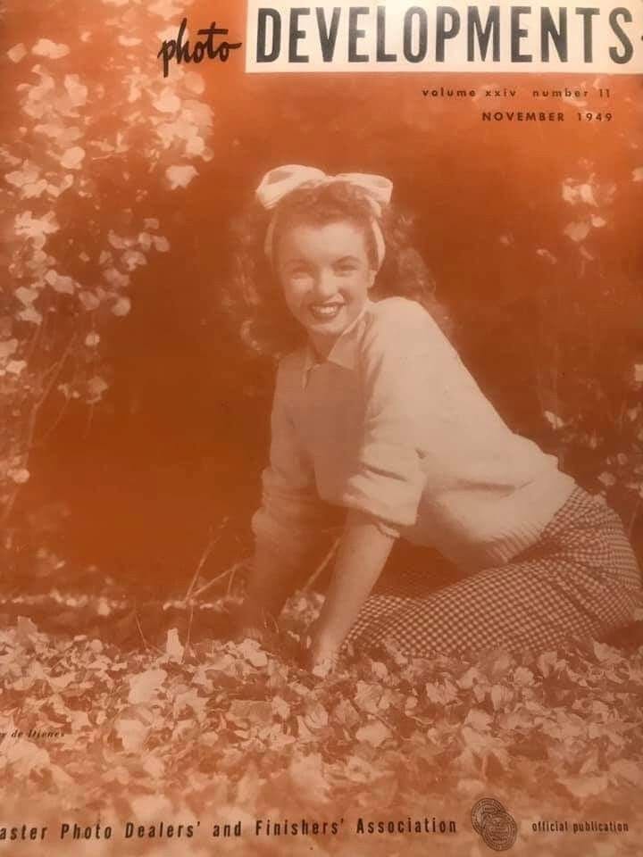 PHOTO DEVELOPMENTS magazine side cover  November 1949