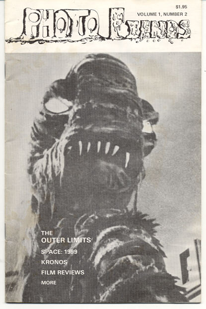 PHOTO FIENDS magazine side cover Issue 2  1978