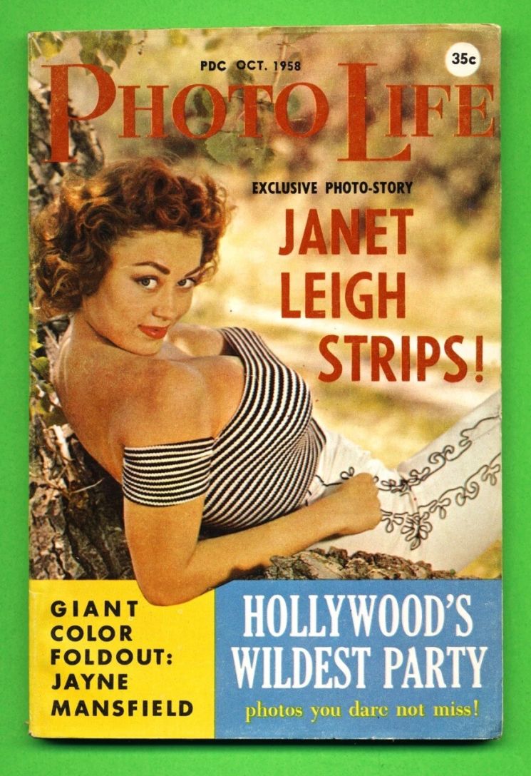 PHOTO LIFE magazine side cover  October 1958