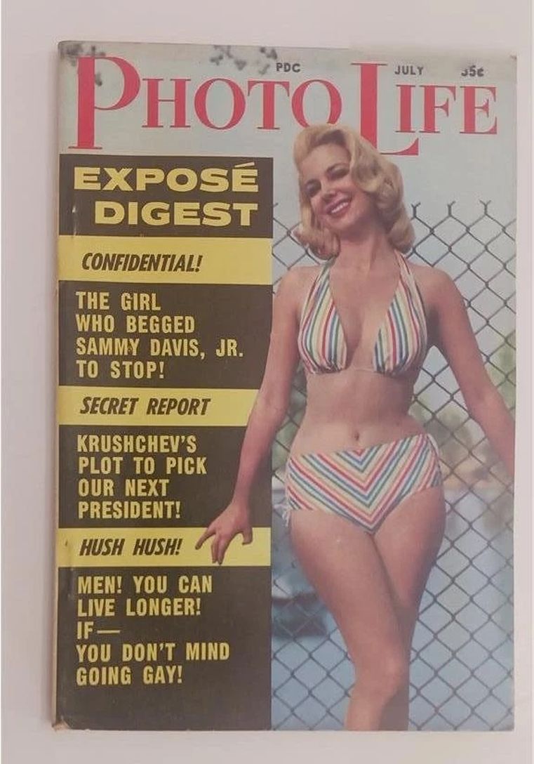 PHOTO LIFE magazine side cover  July 1960