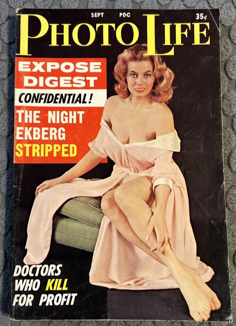 PHOTO LIFE magazine side cover  September 1960