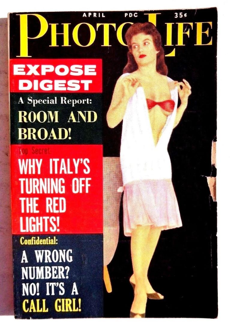 PHOTO LIFE magazine side cover  April 1961