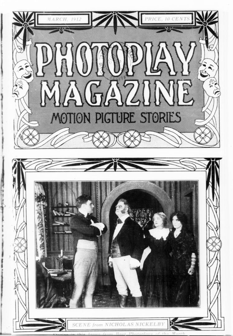 PHOTOPLAY magazine side cover Issue 10 March 1912