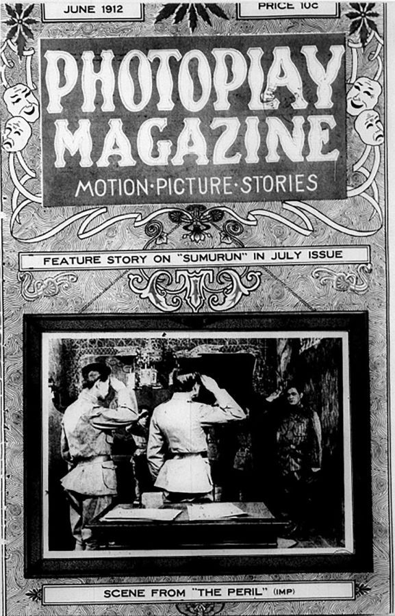 PHOTOPLAY magazine side cover Issue 13 June 1912