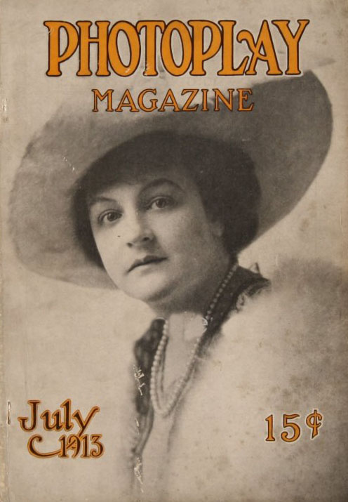 PHOTOPLAY magazine side cover Issue 26 July 1913