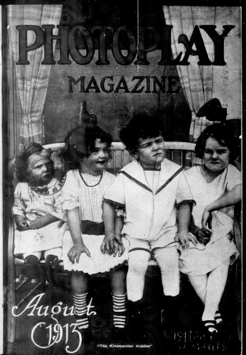 PHOTOPLAY magazine side cover Issue 27 August 1913