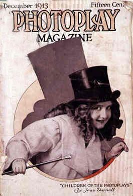 PHOTOPLAY magazine side cover Issue 31 December 1913
