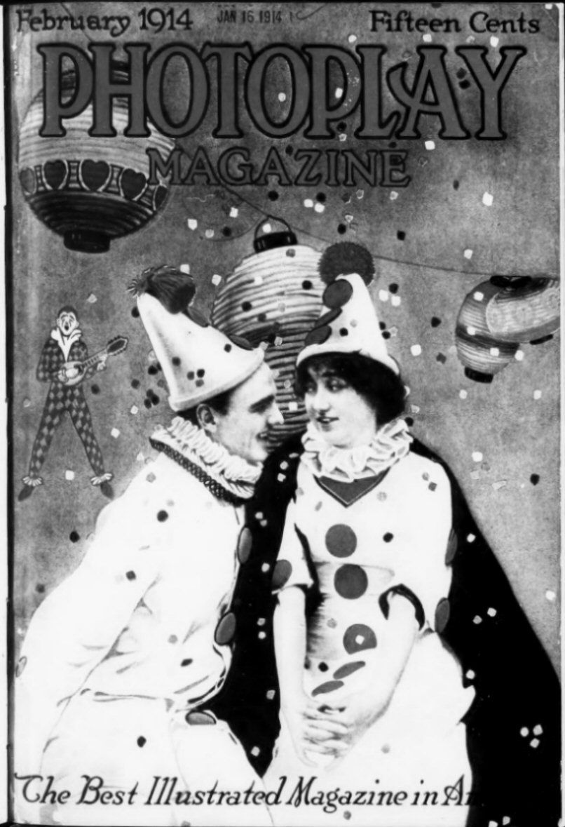 PHOTOPLAY magazine side cover Issue 33 February 1914