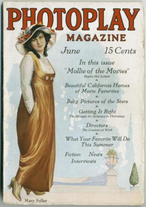 PHOTOPLAY magazine side cover Issue 49 June 1915