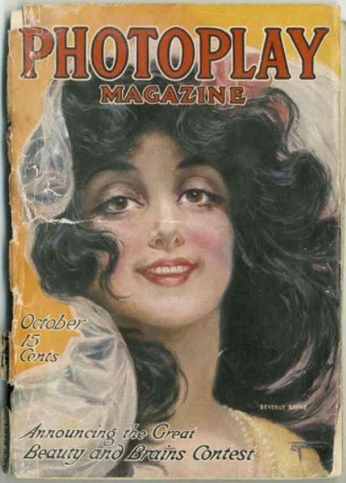 PHOTOPLAY magazine side cover Issue 53 October 1915