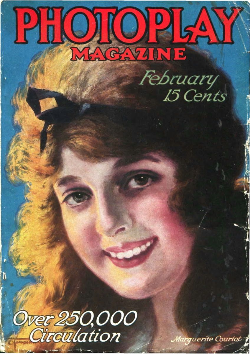PHOTOPLAY magazine side cover Issue 57 February 1916