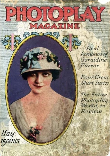PHOTOPLAY magazine side cover Issue 60 May 1916
