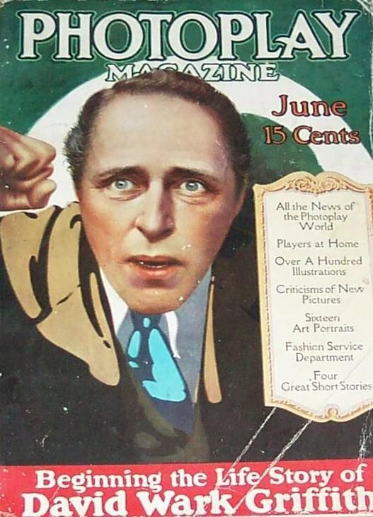 PHOTOPLAY magazine side cover Issue 61 June 1916