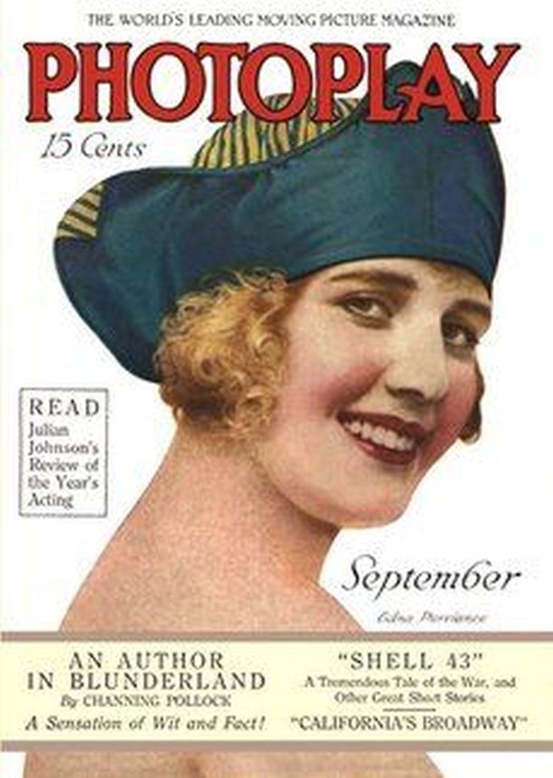 PHOTOPLAY magazine side cover Issue 64 September 1916