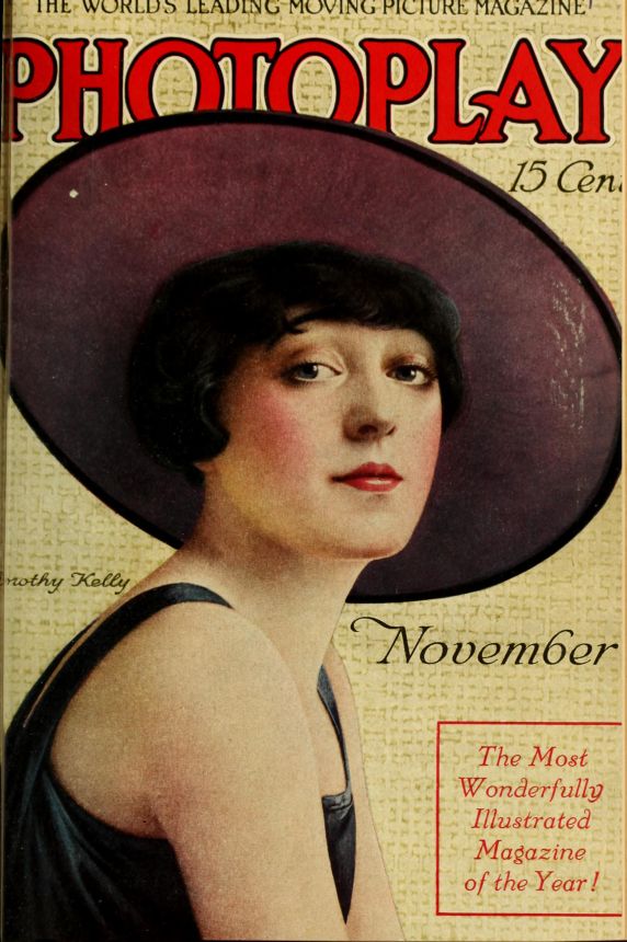 PHOTOPLAY magazine side cover Issue 66 November 1916