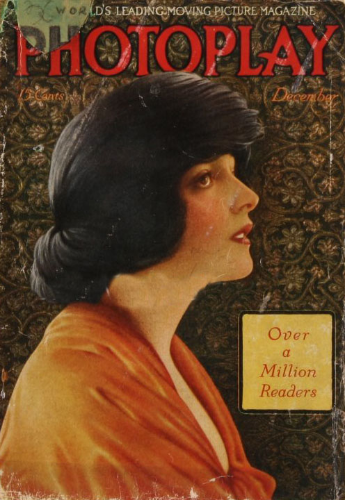 PHOTOPLAY magazine side cover Issue 67 December 1916