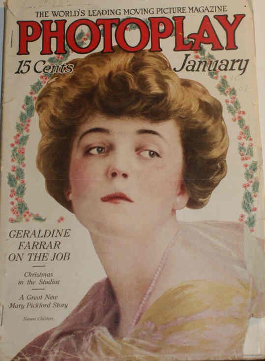 PHOTOPLAY magazine side cover Issue 68 January 1917
