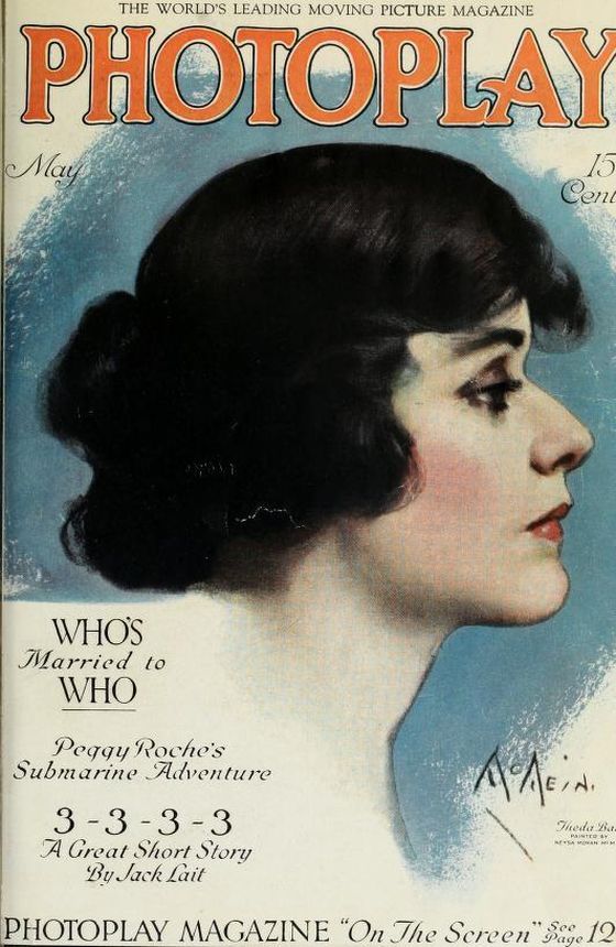 PHOTOPLAY magazine side cover Issue 72 May 1917