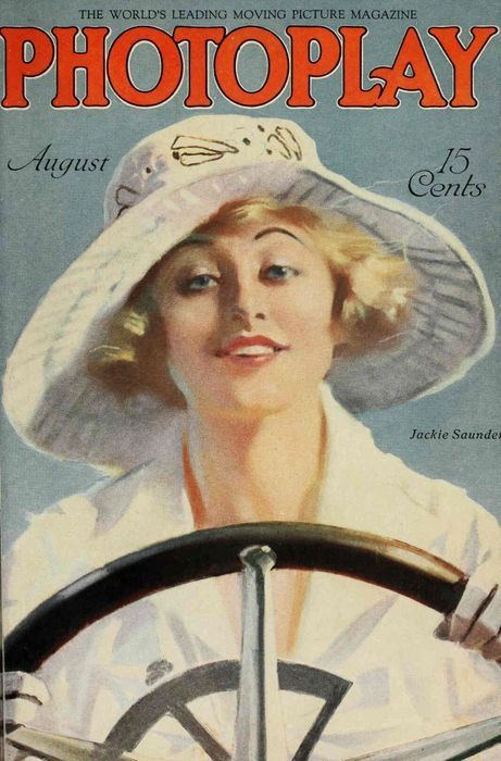 PHOTOPLAY magazine side cover Issue 75 August 1917