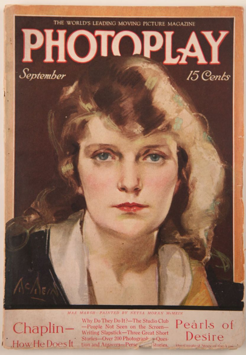 PHOTOPLAY magazine side cover Issue 76 September 1917