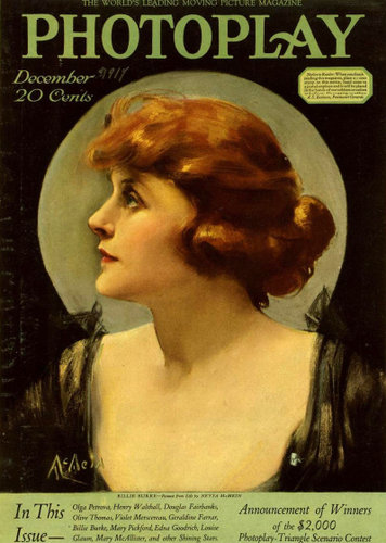 PHOTOPLAY magazine side cover Issue 79 December 1917