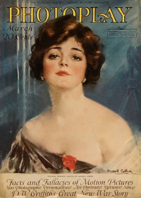 PHOTOPLAY magazine side cover Issue 82 March 1918