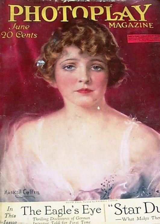 PHOTOPLAY magazine side cover Issue 85 June 1918