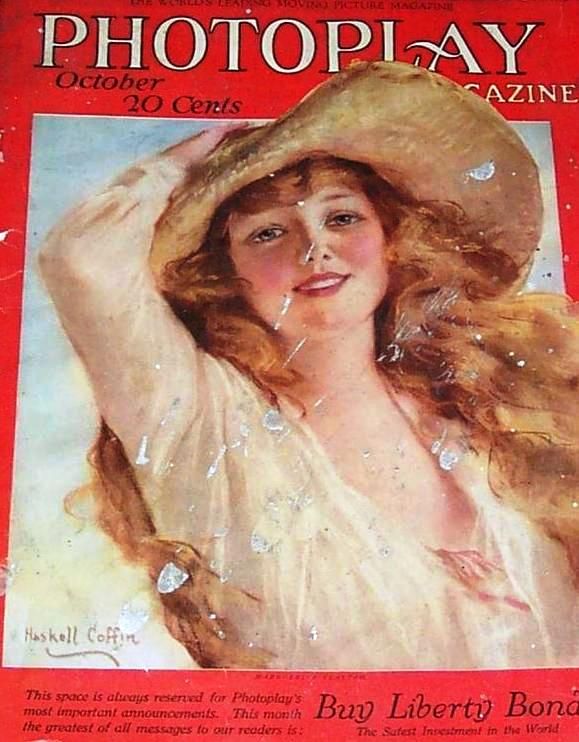 PHOTOPLAY magazine side cover Issue 89 October 1918