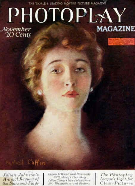 PHOTOPLAY magazine side cover Issue 90 November 1918