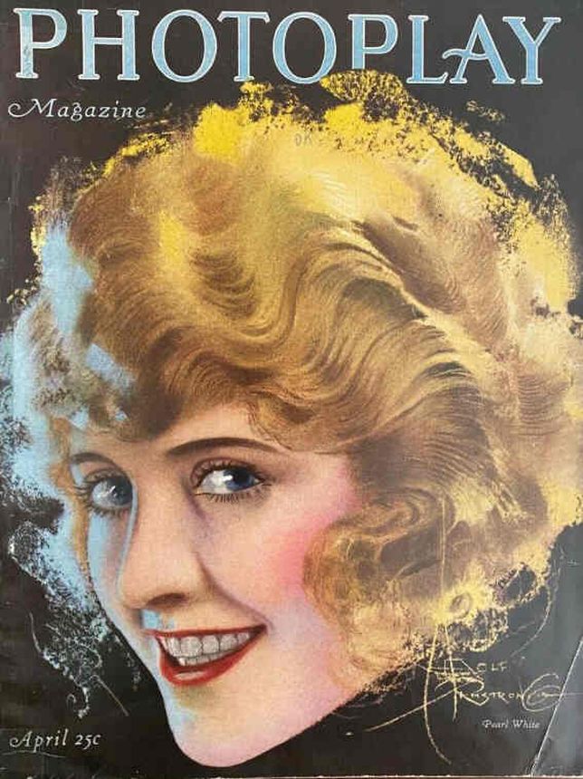 PHOTOPLAY magazine side cover Issue 107 April 1920