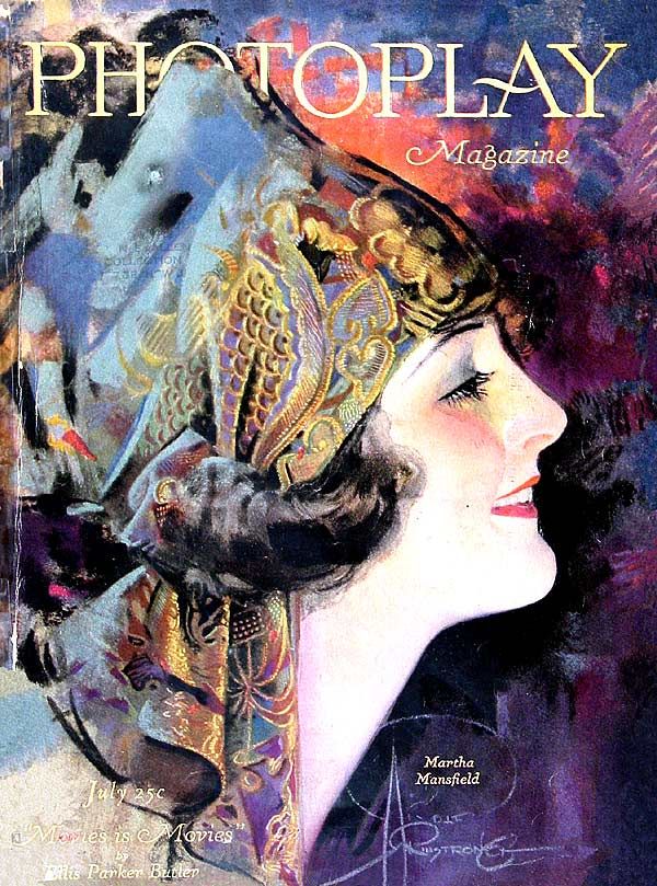 PHOTOPLAY magazine side cover Issue 110 July 1920