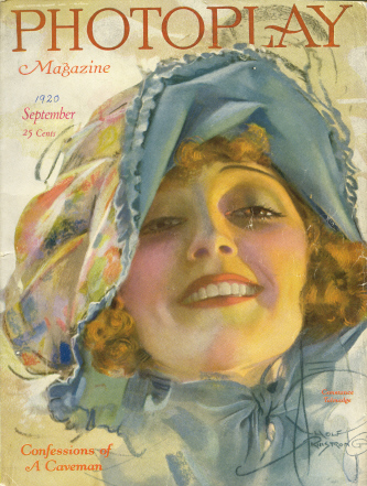 PHOTOPLAY magazine side cover Issue 112 September 1920