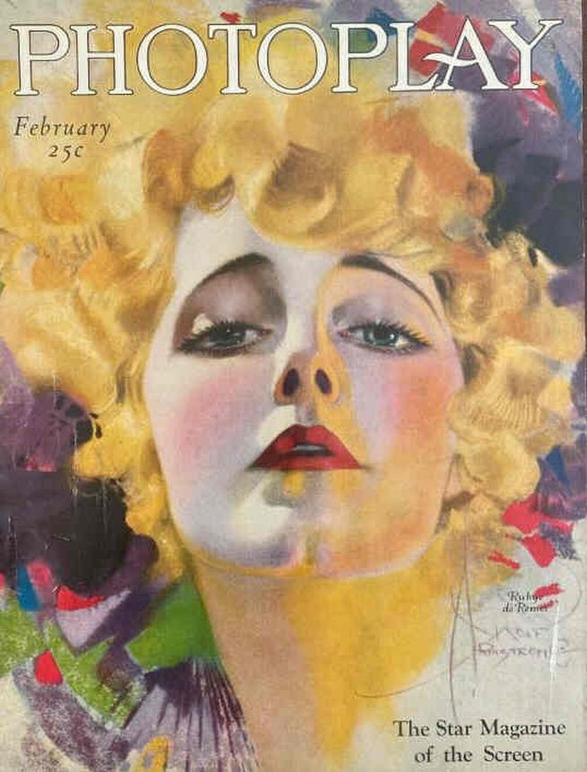 PHOTOPLAY magazine side cover Issue 117 February 1921