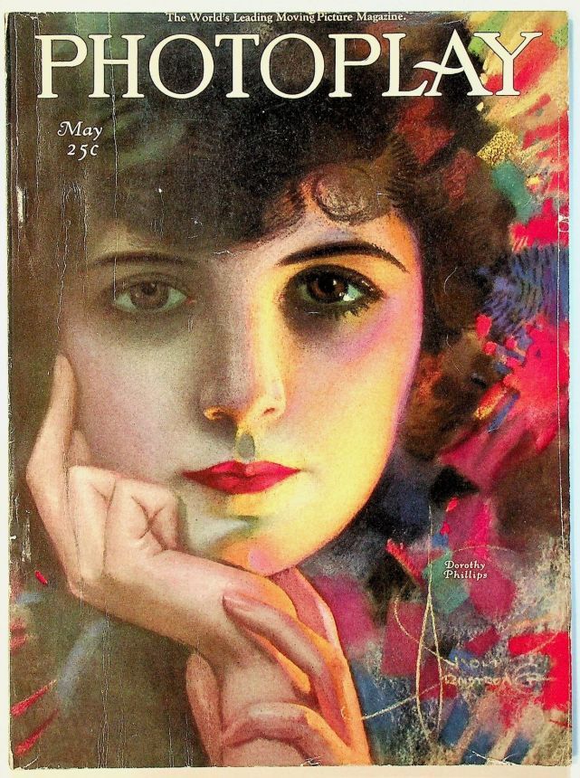 PHOTOPLAY magazine side cover Issue 120 May 1921