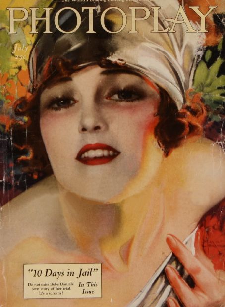 PHOTOPLAY magazine side cover Issue 122 July 1921