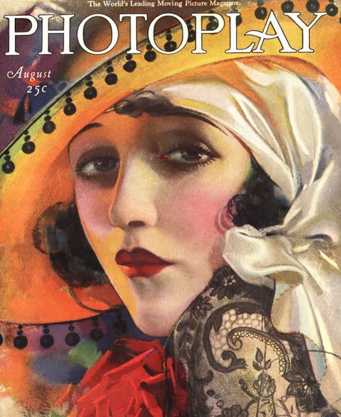 PHOTOPLAY magazine side cover Issue 123 August 1921
