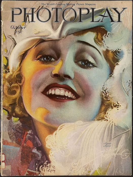 PHOTOPLAY magazine side cover Issue 125 October 1921