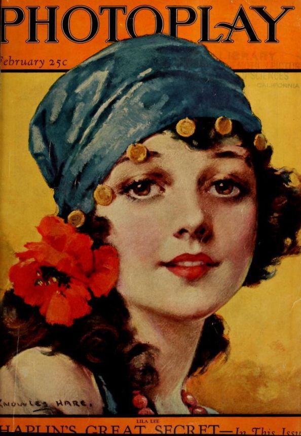 PHOTOPLAY magazine side cover Issue 129 February 1922