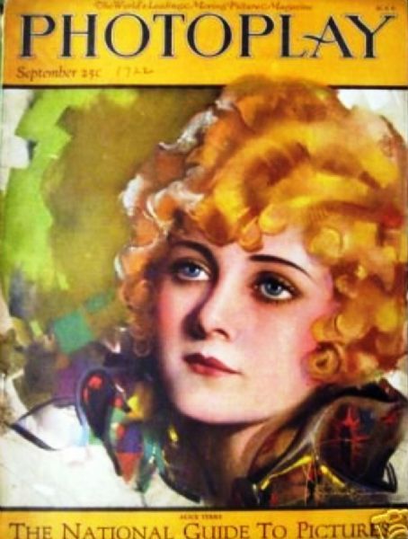 PHOTOPLAY magazine side cover Issue 136 September 1922