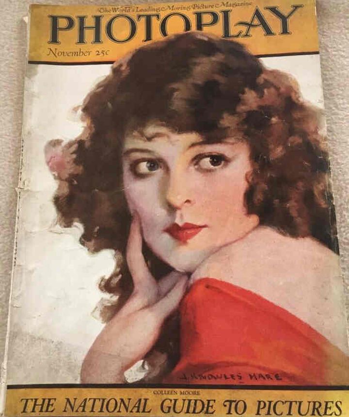 PHOTOPLAY magazine side cover Issue 138 November 1922