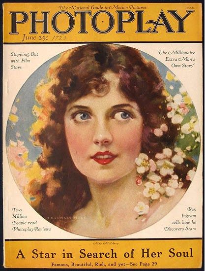 PHOTOPLAY magazine side cover Issue 145 June 1923