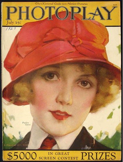 PHOTOPLAY magazine side cover Issue 146 July 1923