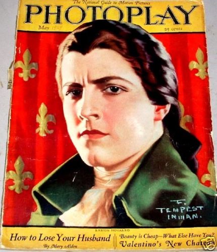 PHOTOPLAY magazine side cover Issue 156 May 1924