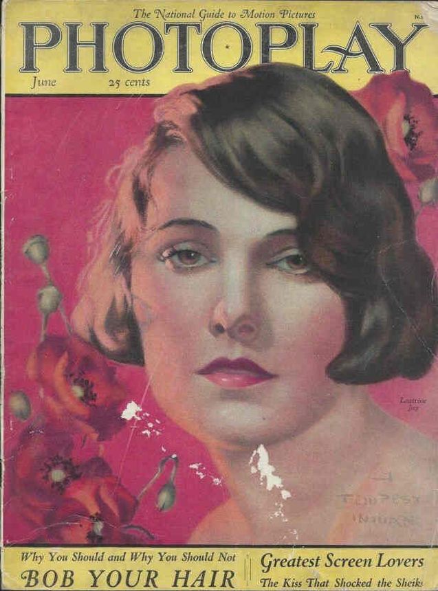 PHOTOPLAY magazine side cover Issue 157 June 1924