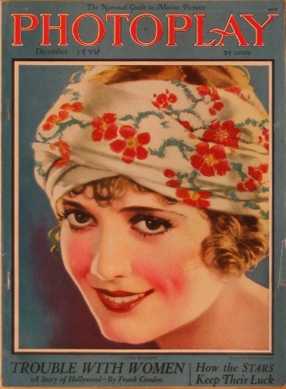 PHOTOPLAY magazine side cover Issue 163 December 1924