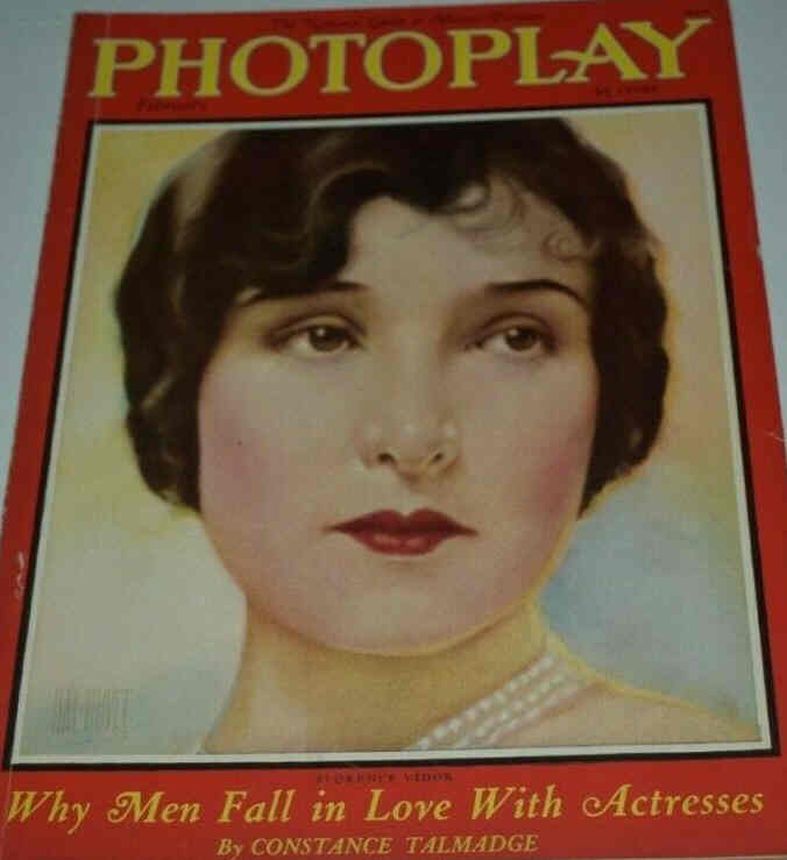 PHOTOPLAY magazine side cover Issue 165 February 1925